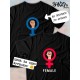 Парная футболка female alpha male парочка с принтом