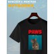 Футболка paws с крысой и мышью прикол с принтом