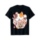 Футболка аниме котик кавай japan maneki neko с принтом