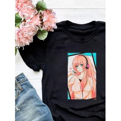 Футболка Megurine Luka Мегурине Лука Мэгуринэ аниме с принтом