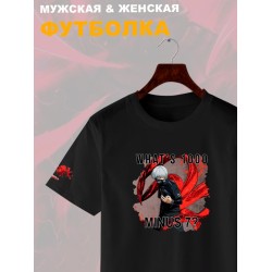 Футболка Токийский гуль аниме Tokyo Ghoul 1000-7 Zxc с принтом