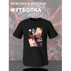 Футболка Токийский гуль Канеки и Тоука Ризе Tokyo ghoul аниме с принтом