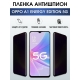 Защитная гидрогелевая пленка для смартфона Орро A1 energy edition 5g. Полиуретановая плёнка антишпион на мобильный телефон Оппо Рено А1 энержи эдишн 5г, для защиты экрана.