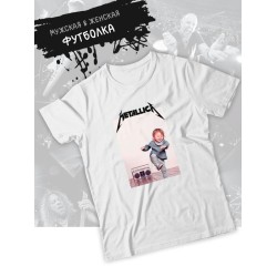 Футболка Металлика Metallica рок с принтом