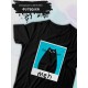 Футболка meh с котом черным котиком с принтом