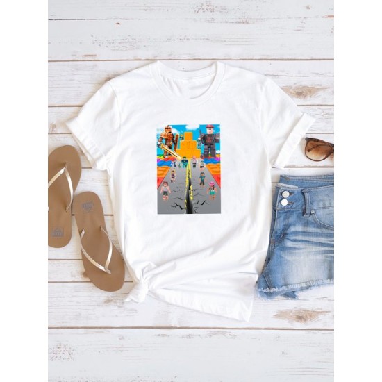 Футболка Роблокс игра Roblox game merch с принтом