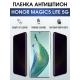 Защитная гидрогелевая пленка для смартфона Honor Magic5 lite 5g. Полиуретановая плёнка антишпион на мобильный телефон Хонор Магик5 лайт 5г, для защиты экрана.