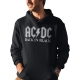Худи ACDC Back in Black с принтом в ретро стиле 90 х, винтаж рок мерч rock merch, одежда андеграунд y2k style, оверсайз унисекс.
