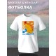 Футболка catzilla аниме кот japan neko с принтом
