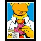 Футболка Гомер Симпсон с пончиком Симпсоны Simpsons с принтом
