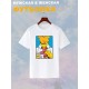 Футболка Гомер Симпсон с пончиком Симпсоны Simpsons с принтом