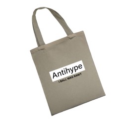 Сумка шоппер - холщовая хлопковая эко сумка с принтом Antihype