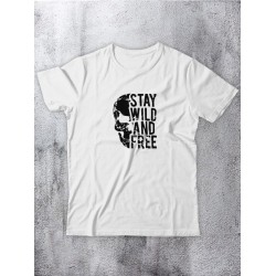 Футболка с рисунком Stay wild and free