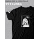 Футболка оверсайз с принтом аниме человек-бензопила