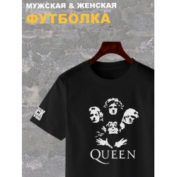 Футболка Queen рок группа Квин rock merch с принтом