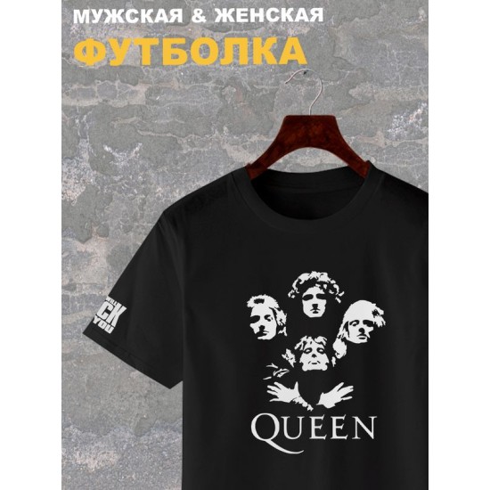 Футболка Queen рок группа Квин rock merch с принтом