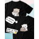 Парные футболки Mochi cats чиби с принтом
