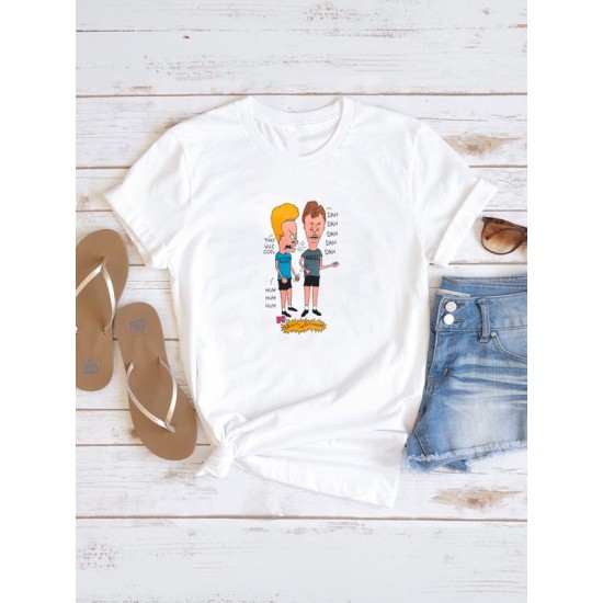 Футболка Бивис и Баттхед Батт хед Beavis and Butthead с принтом