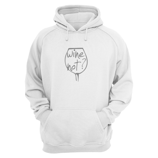 Худи с прикольной надписью для женщины Wine not. Прикольное худи.