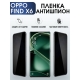 Защитная гидрогелевая пленка антишпион на телефон OPPO FIND X6, матовая гелевая пленка на смартфон OPPO FIND X6, для защиты экрана телефона