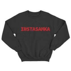 Женский свитшот с принтом Instasamka.