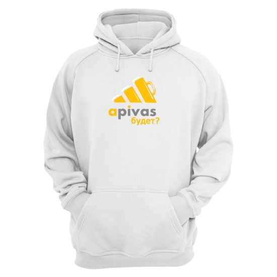 Худи оверсайз с надписью Apivas