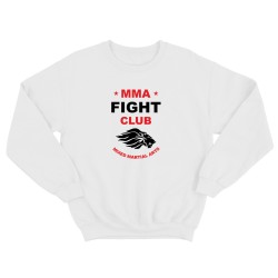 Свитшот для бойцов ММА и UFC с принтом MMA fight club / Мужская толстовка без капюшона для повседневной носки и для тренировок