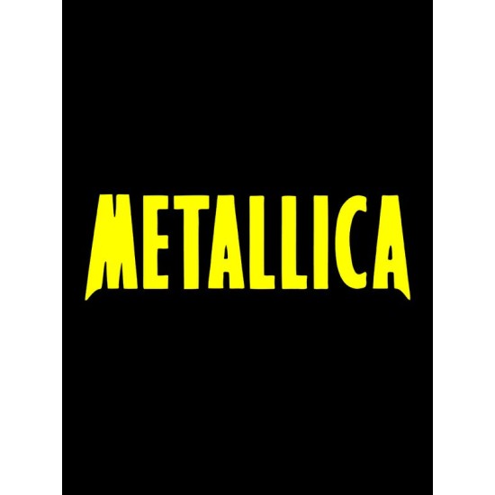 Шоппер черный с принтом Metallica. Сумка для шопинга на плечо тканевая, мужская и женская.