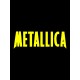 Шоппер черный с принтом Metallica. Сумка для шопинга на плечо тканевая, мужская и женская.