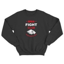 Свитшот для бойцов ММА и UFC с принтом MMA fight club / Мужская толстовка без капюшона для повседневной носки и для тренировок