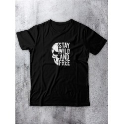 Футболка с рисунком Stay wild and free