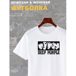 Футболка Deep Purple дип перпл y2k rock оверсайз с принтом