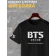 Футболка БТС k-pop одежда BTS с принтом
