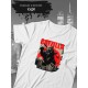 Футболка Catzilla котзилла черный кот мем с принтом
