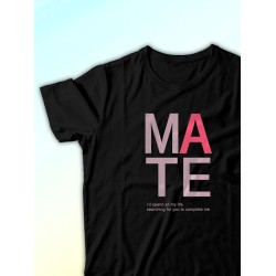 Парные футболки Soulmate soul mate с принтом