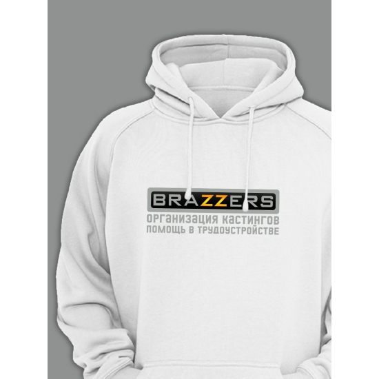 Толстовка с капюшоном с логотипом Brazzers