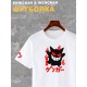 Футболка аниме с принтом Pokemon Gengar