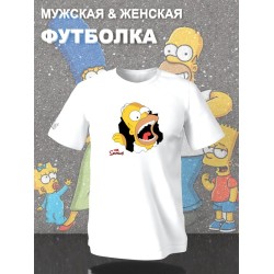 Футболка Гомер Симпсон мем Симпсоны The Simpsons с принтом