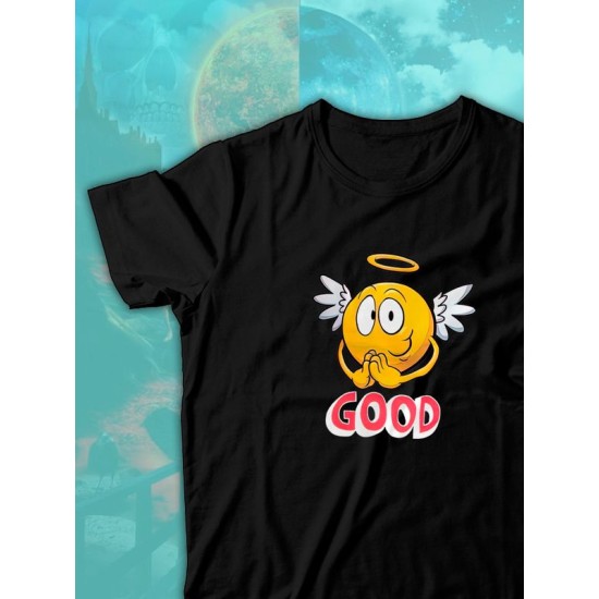 Парные футболки ангел ангелок good angel с принтом