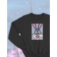 Парные свитшоты Багз Банни кролик Bugs Bunny черная мужская с принтом заяц Багс Бакс Бани