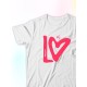 Парные футболки Love надпись Lo y2k с принтом