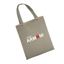 Сумка шоппер - холщовая хлопковая эко сумка с принтом ARMЯNI