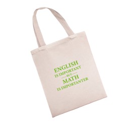 Эко сумка шоппер с принтом. Сумка shopper из натуральной ткани 4.