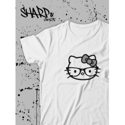 Футболка Hello Kitty Аниме Куроми оверсайз дрейн майка с принтом