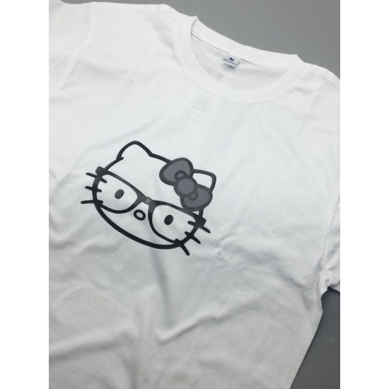 Футболка Hello Kitty Аниме Куроми оверсайз дрейн майка с принтом