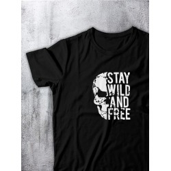 Футболка с рисунком Stay wild and free