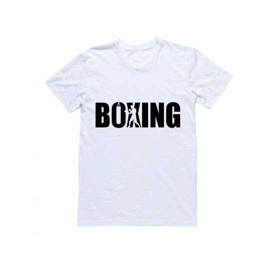 футболка с прикольным принтом "Boxing"