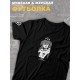 футболка оверсайз с принтом аниме Евангелион Аска.