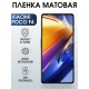 Защитная гидрогелевая пленка для Xiaomi Poco f4, матовая полиуретановая плёнка на мобильный телефон Сяоми Поко ф4. Защитный экран для смартфона Ксиоми.