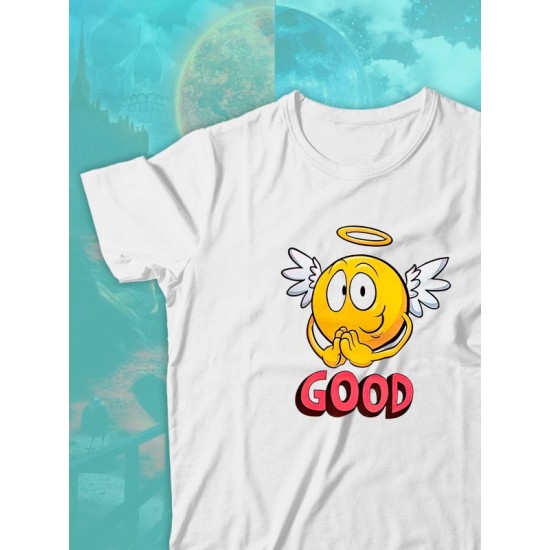 Парные футболки ангел ангелок good angel с принтом